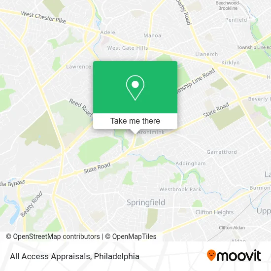 All Access Appraisals map