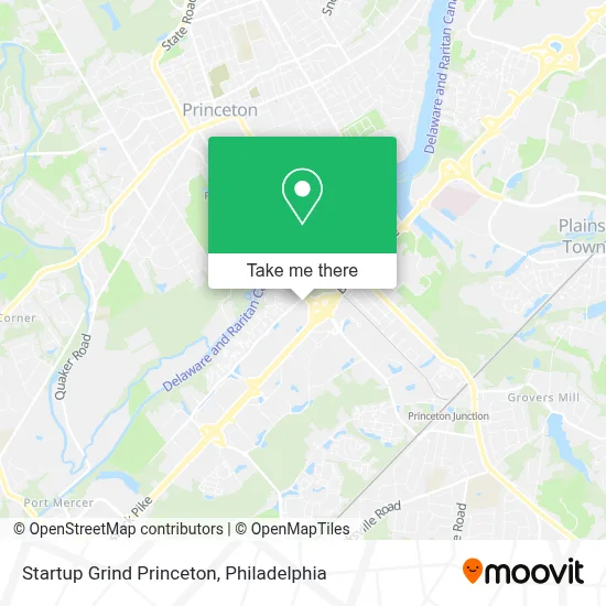 Startup Grind Princeton map