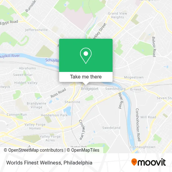 Worlds Finest Wellness map
