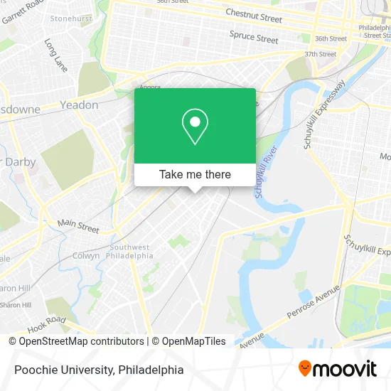 Poochie University map