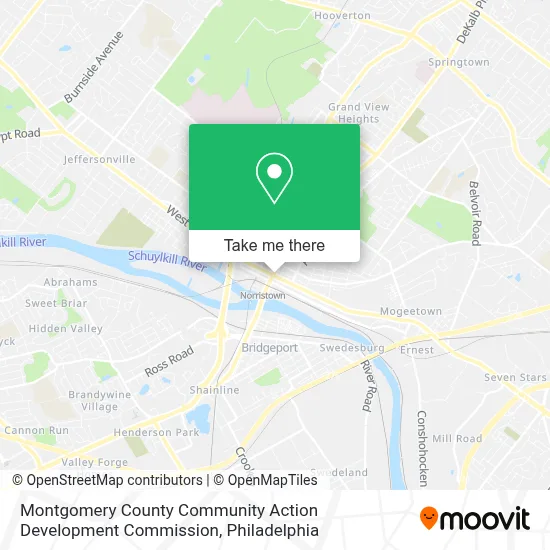 Montgomery County Community Action Development Commission map