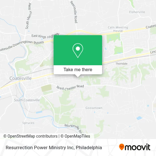 Resurrection Power  Ministry Inc map