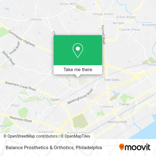 Balance Prosthetics & Orthotics map