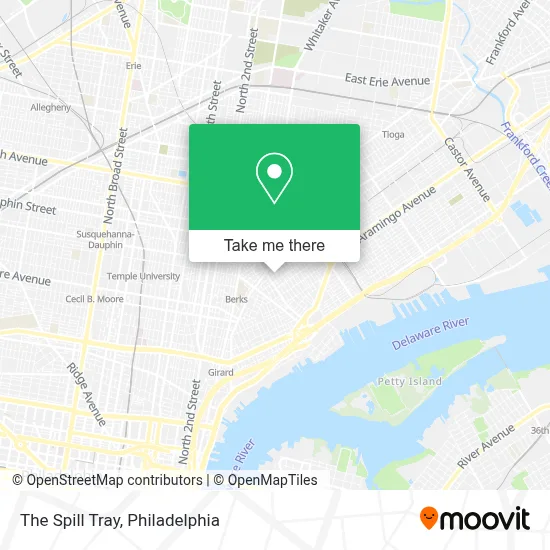 The Spill Tray map