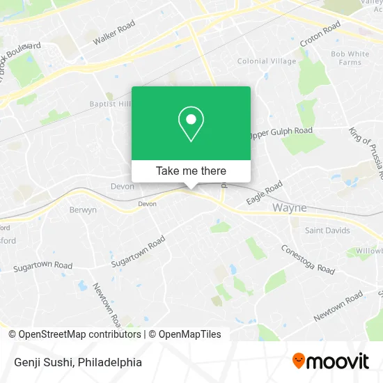 Genji Sushi map