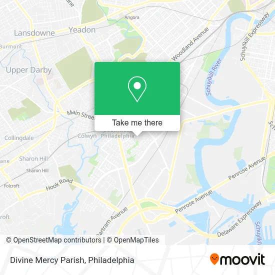 Divine Mercy Parish map