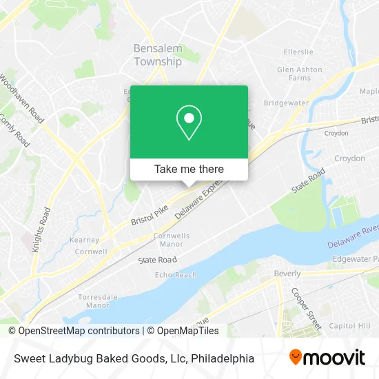 Sweet Ladybug Baked Goods, Llc map