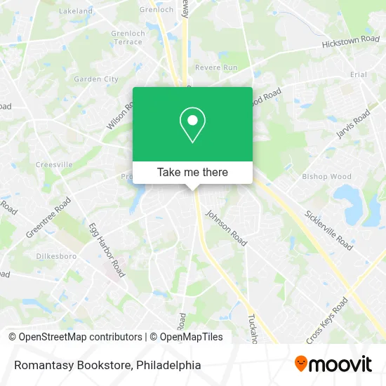 Romantasy Bookstore map