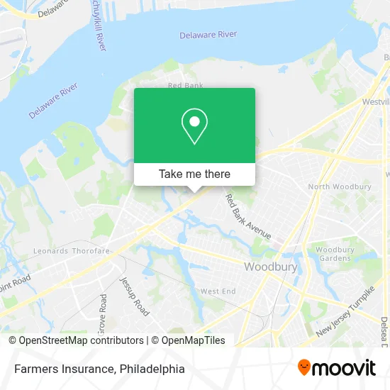 Farmers Insurance map