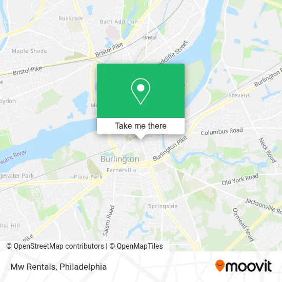 Mw Rentals map