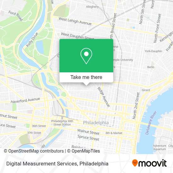 Digital Measurement Services map