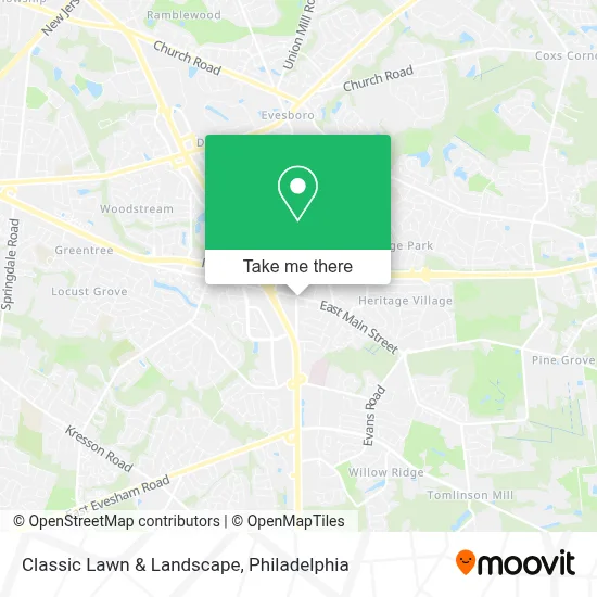 Classic Lawn & Landscape map