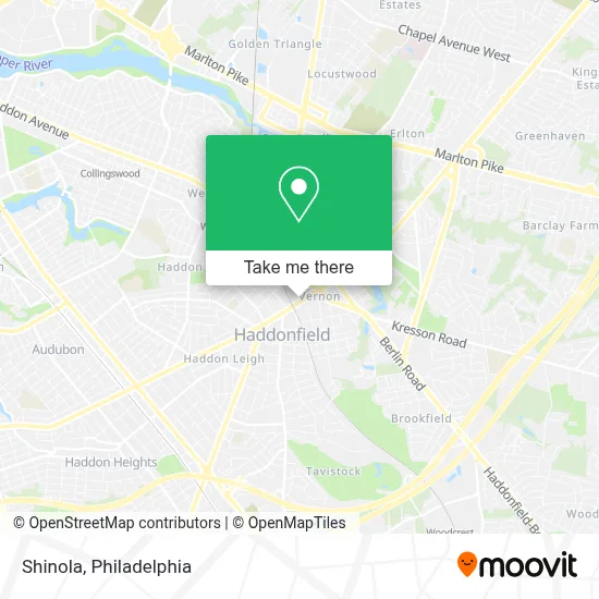 Shinola map
