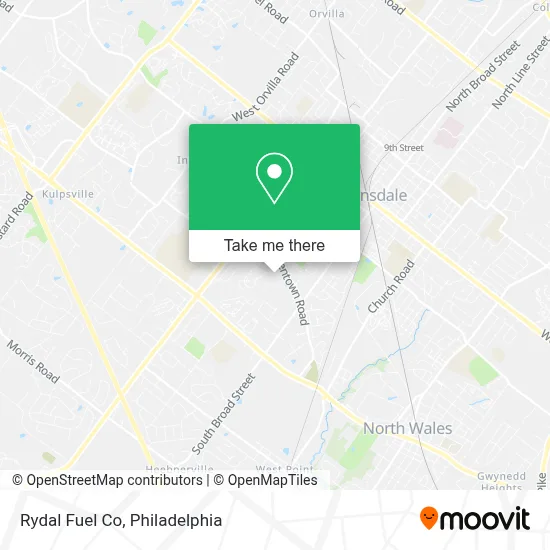Rydal Fuel Co map