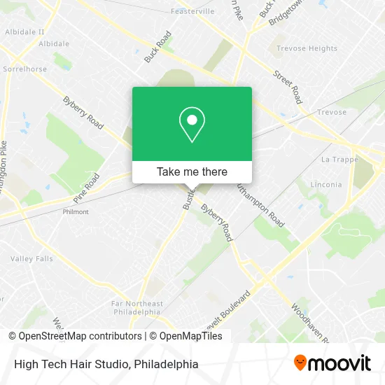 High Tech Hair Studio map