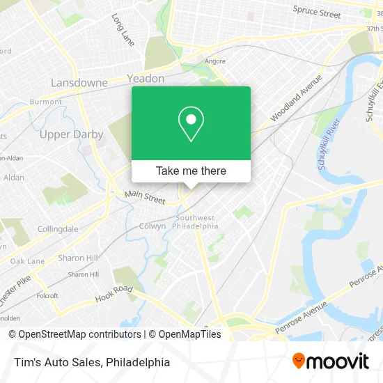 Tim's Auto Sales map