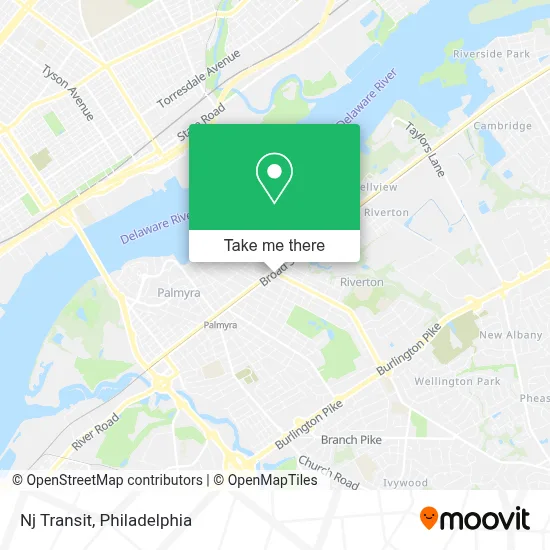 Nj Transit map