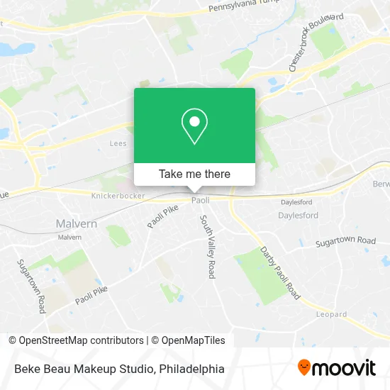 Beke Beau Makeup Studio map