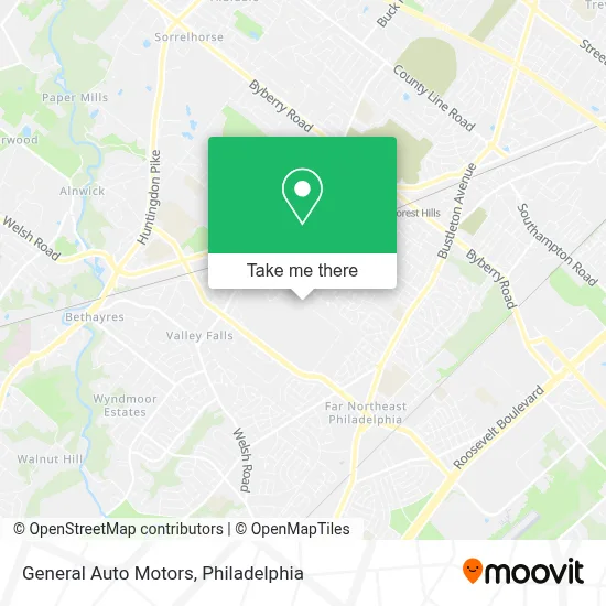 General Auto Motors map