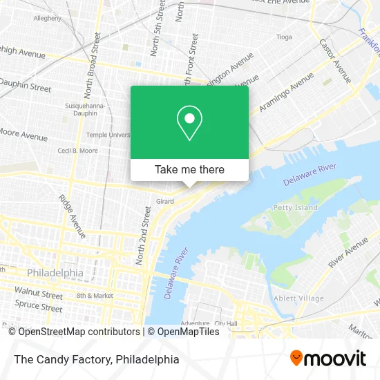 The Candy Factory map
