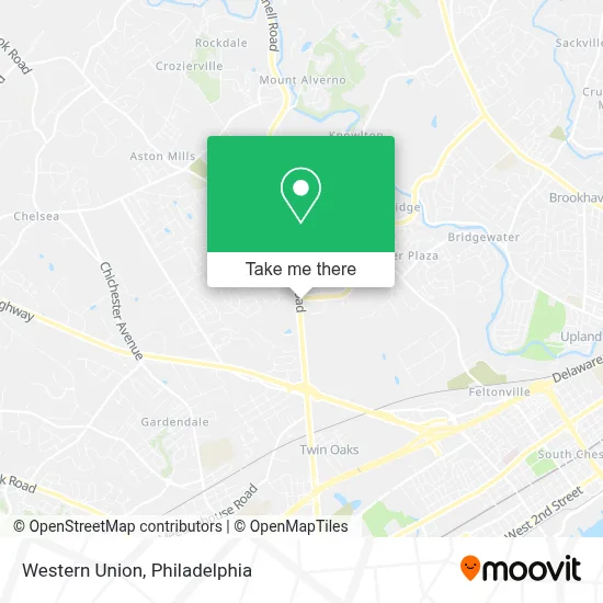 Western Union map