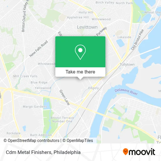 Cdm Metal Finishers map