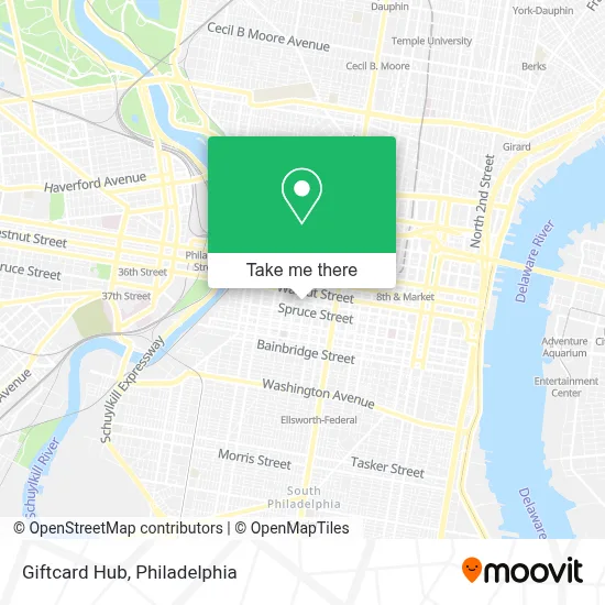 Giftcard Hub map