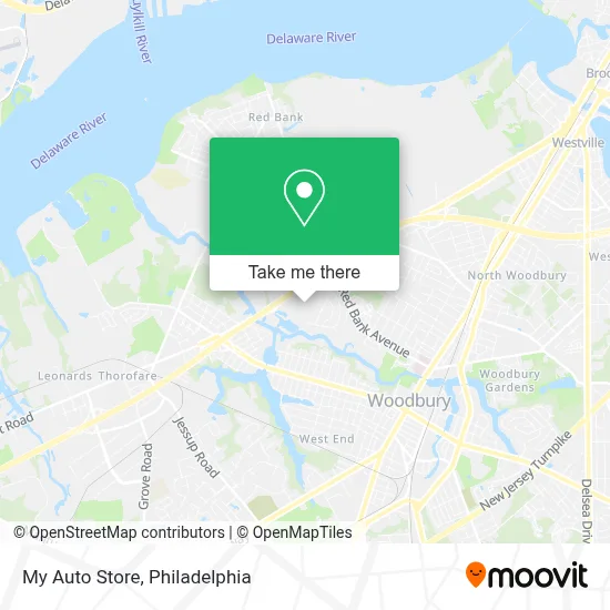 My Auto Store map