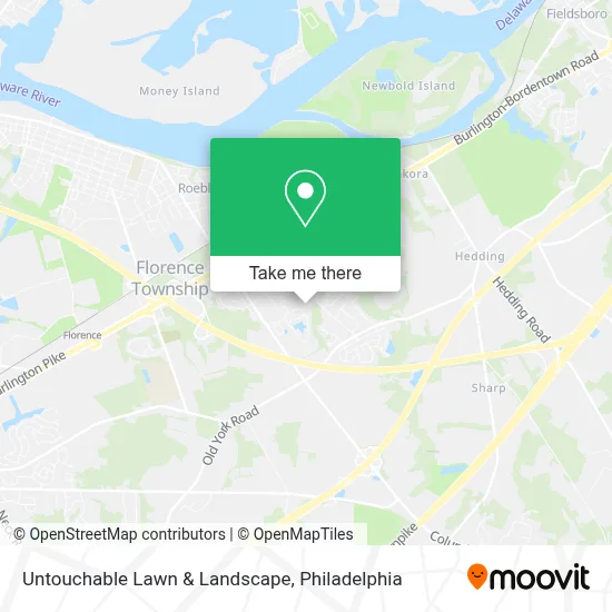 Untouchable Lawn & Landscape map