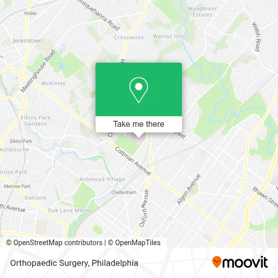 Orthopaedic Surgery map