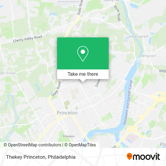 Thekey Princeton map