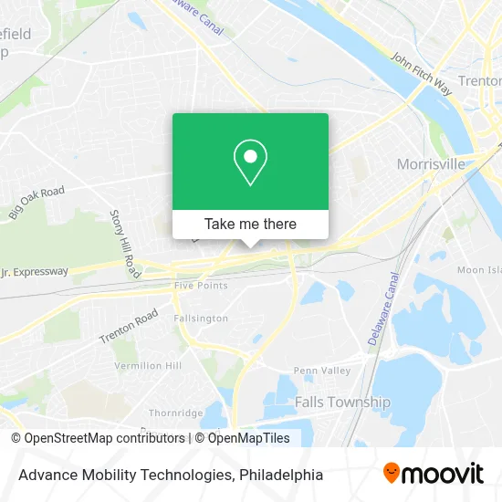 Advance Mobility Technologies map