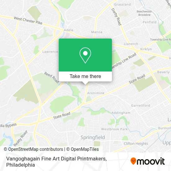 Vangoghagain Fine Art Digital Printmakers map