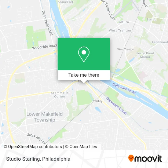 Studio Starling map