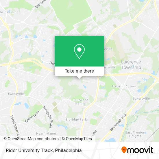 Rider University Track map