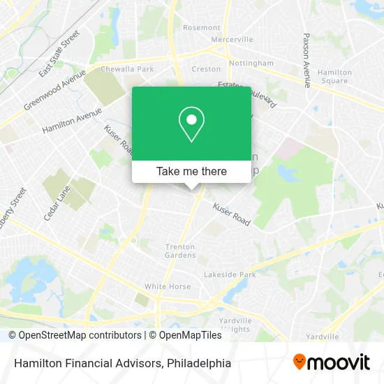 Hamilton Financial Advisors map