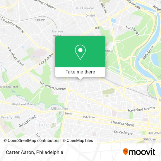 Carter Aaron map