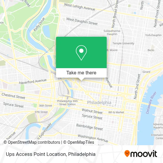 Ups Access Point Location map