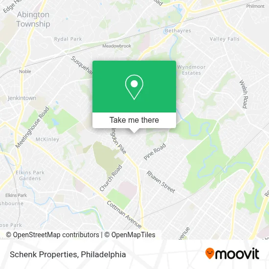 Schenk Properties map