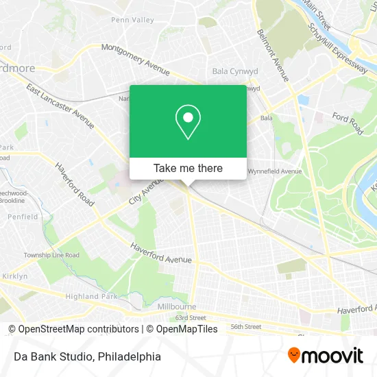 Da Bank Studio map