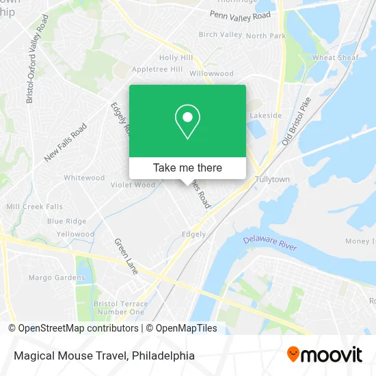 Magical Mouse Travel map