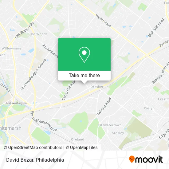 David Bezar map