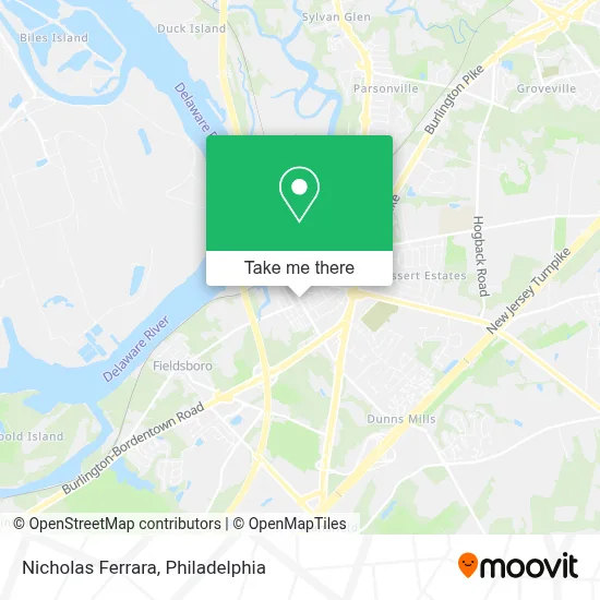 Nicholas Ferrara map