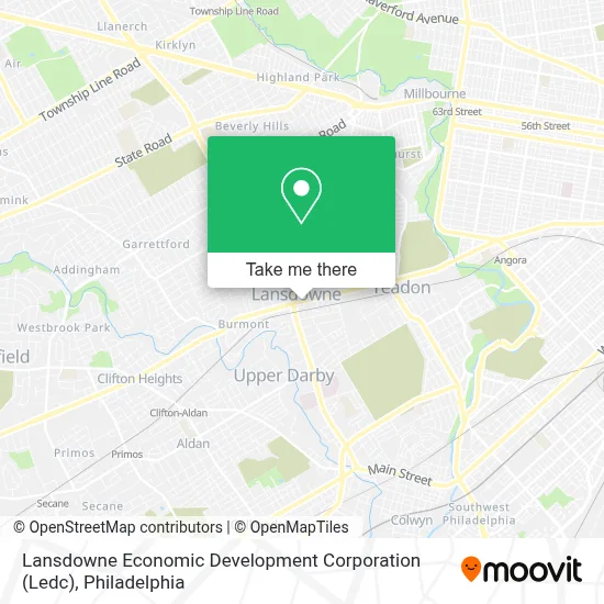 Lansdowne Economic Development Corporation (Ledc) map