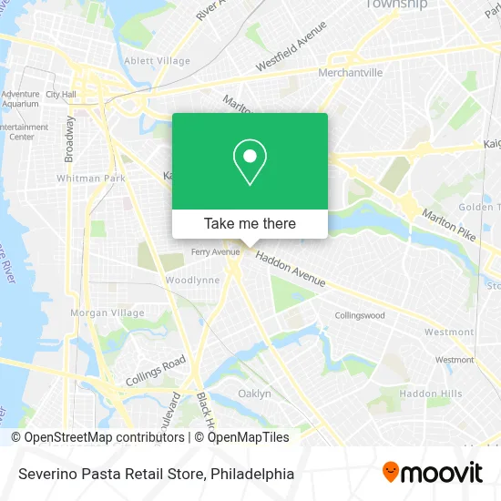 Severino Pasta Retail Store map