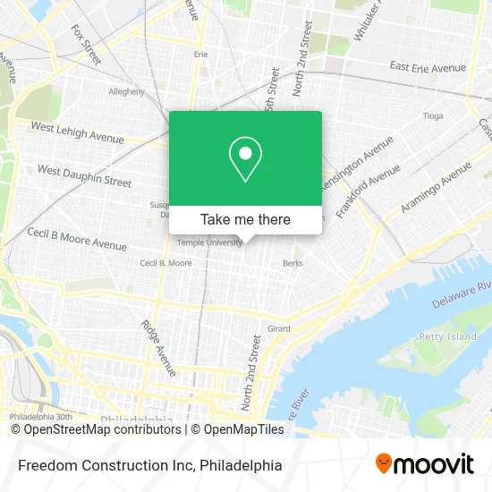 Freedom Construction Inc map