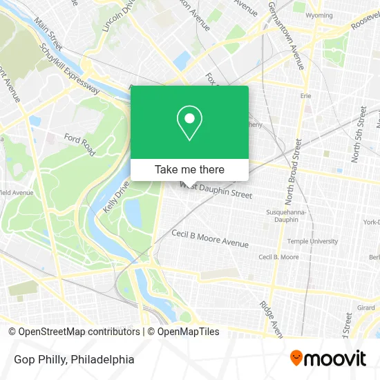 Gop Philly map