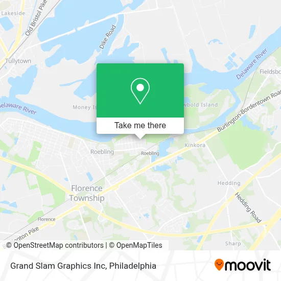 Grand Slam Graphics Inc map