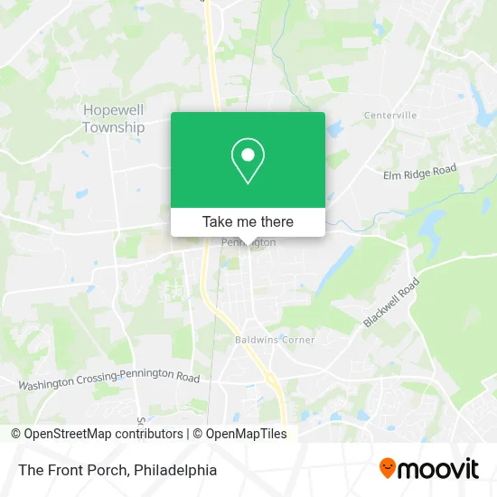 The Front Porch map