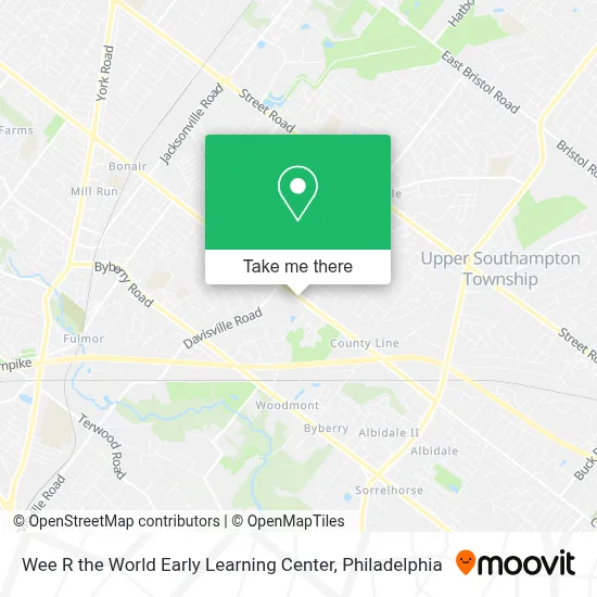Wee R the World Early Learning Center map